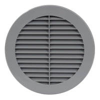 150mm External Grey Wall Grille