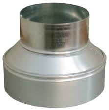 100mm to 80mm duct reducer (metal)