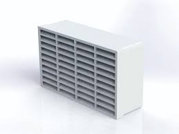 Double Airbrick Adaptor and grille to fit 220 x 90mm ducting