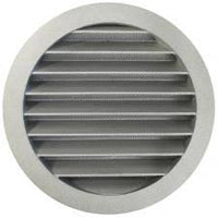 125mm duct kit, with damper & Aluminium grille - Length 3 metre