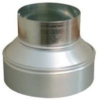 150mm to 125mm duct reducer (metal)