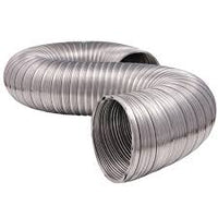 125mm semi rigid aluminium ducting - length 1.5 metre